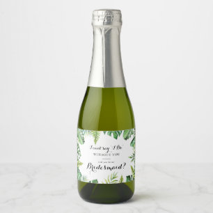 Frieri för Tropical Greenery Bridesmaid