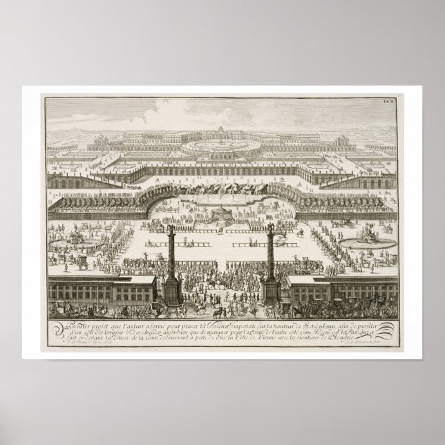 Frieri först för Schonbrunn Palace, Wien. Poster (Framsidan)