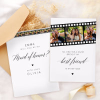 Frieri foto Collage Maid of honor-kort