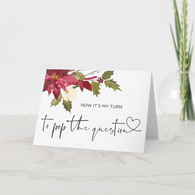 Frieri julvinter-bröllop i Bridesmaid Kort (Framsida)