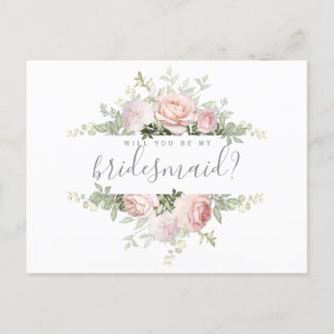 Frieri kort för blommigt Bridesmaid