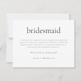 Frieri kort för Bridesmaid-definition