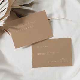 Frieri kort för Elegant-beige-tjänsteman med minim