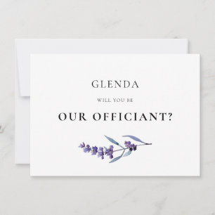 Frieri kort för elegant Lavender-tjänsteman