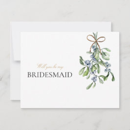 Frieri kort för elegantens juldekor - Bridesmaid