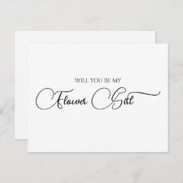 Frieri kort för enkel Elegant Skriptblomma