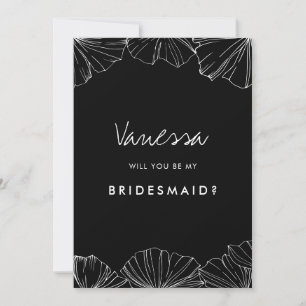 Frieri kort för minimalistisk Ginkgo Biloba Brides