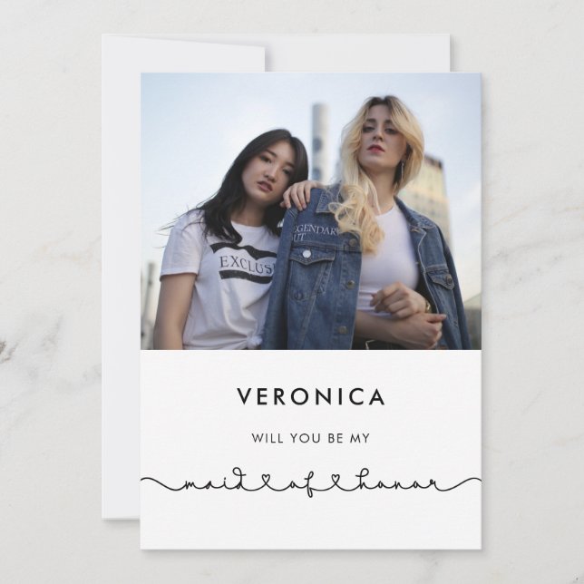 Frieri kort för nödanslutning till Maid of honor (Framsida)