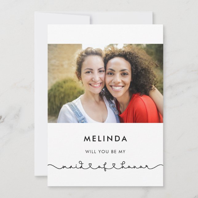 Frieri kort för nödanslutning till Maid of honor (Framsida)