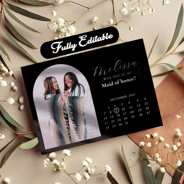 Frieri kort för Trendig Minimal Arch Bridesmaid (Skapare uppladdad)