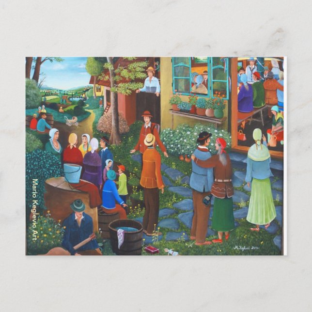 Frieri, Mario Keglevc Art Vykort (Framsida)