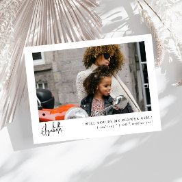 Frieri med minimal Chic Skriptfotoblomma