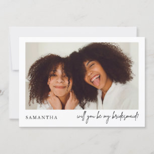 Frieri med minimalistisk Chic, svart fotomodesmaid