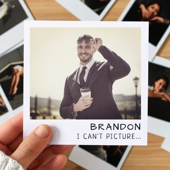 Frieri med omedelbar kamera - fotoretro Groomsman (Instant Camera Photo Retro Groomsman Proposal
)