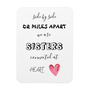 Frieri sida vid sida med bridesmaid magnet