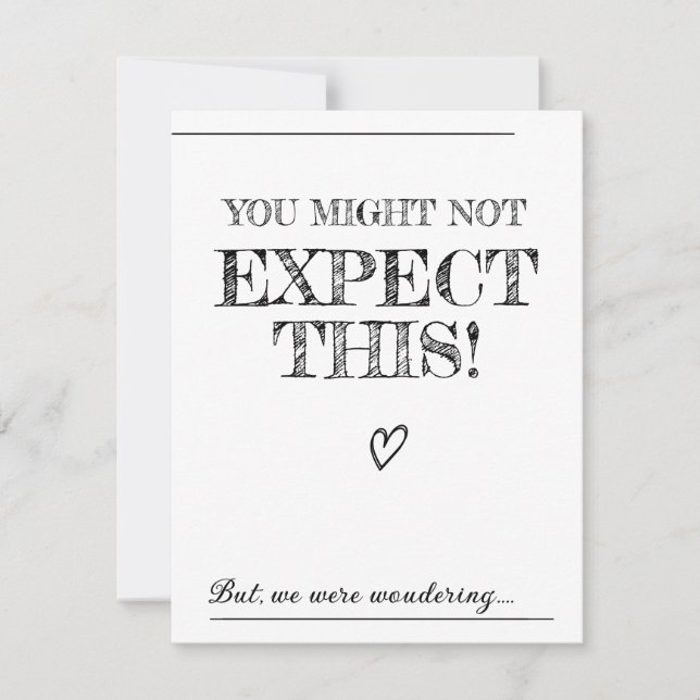 Frieri.Vill du gifta dig med oss? Inbjudningar (Framsida)