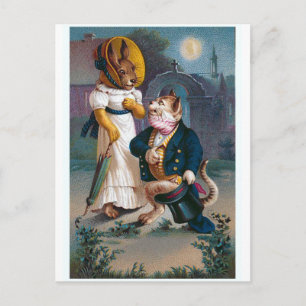 "Frieri" Vintagen Valentine Helg Vykort