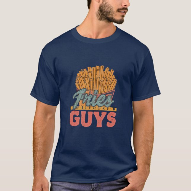 Fries before geys t shirt (Framsida)