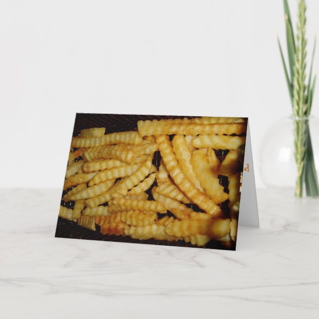 "Fries" födelsedagskort Kort (Framsida)