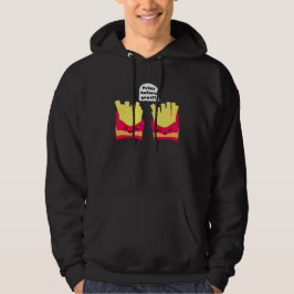 Fries före killar! hoodie
