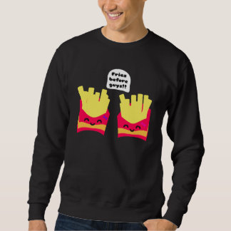 Fries före killar! lång ärmad tröja