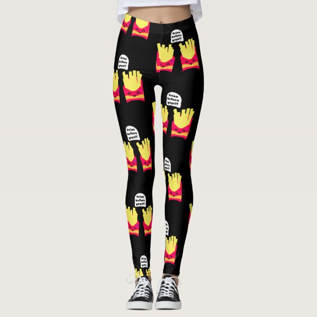 Fries före killar! leggings (Framsida)
