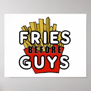 Fries före killar poster