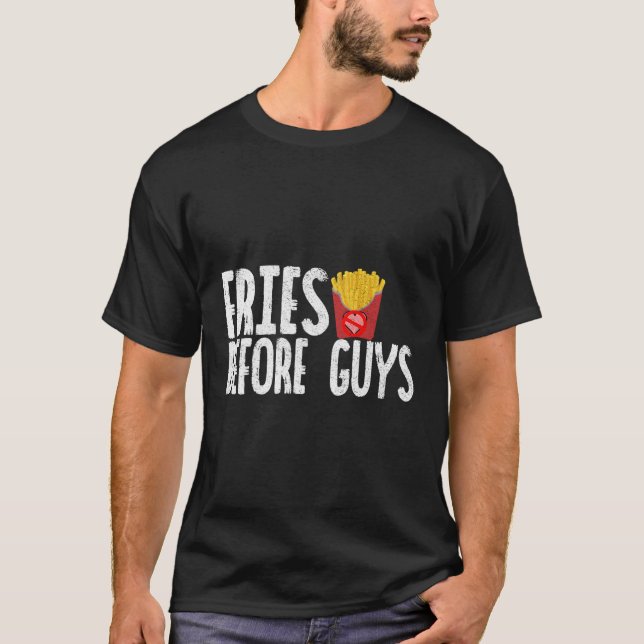 Fries före killar t shirt (Framsida)
