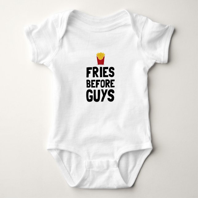 Fries före killar t-shirt (Framsida)