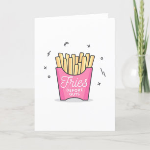 Fries före killar tack kort