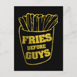 Fries före killar vykort