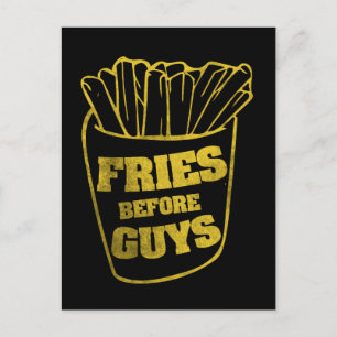 Fries före killar vykort