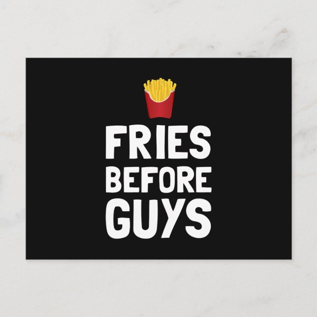 Fries före killar vykort (Framsida)