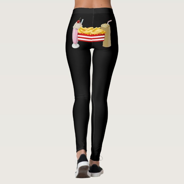 Fries går med den där skakbalken leggings (Baksida)