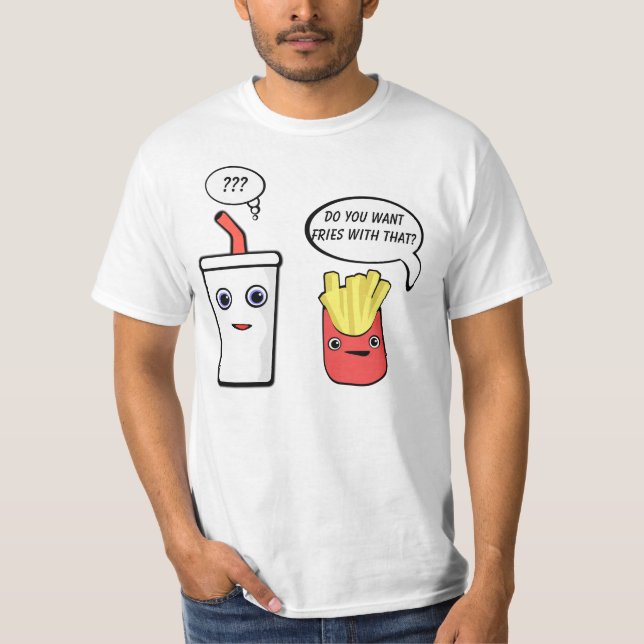 Fries med den skakningen tee (Framsida)