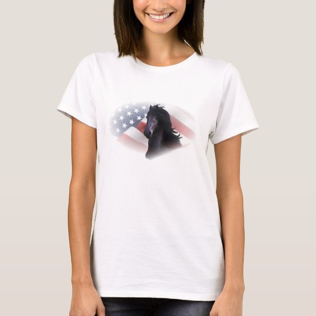 Fries paard t-shirt (Framsida)