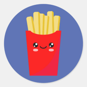 Fries Runt Klistermärke