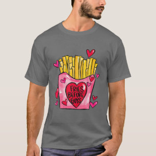 Fries till killar Teenage Girls Dating Valentine D T Shirt