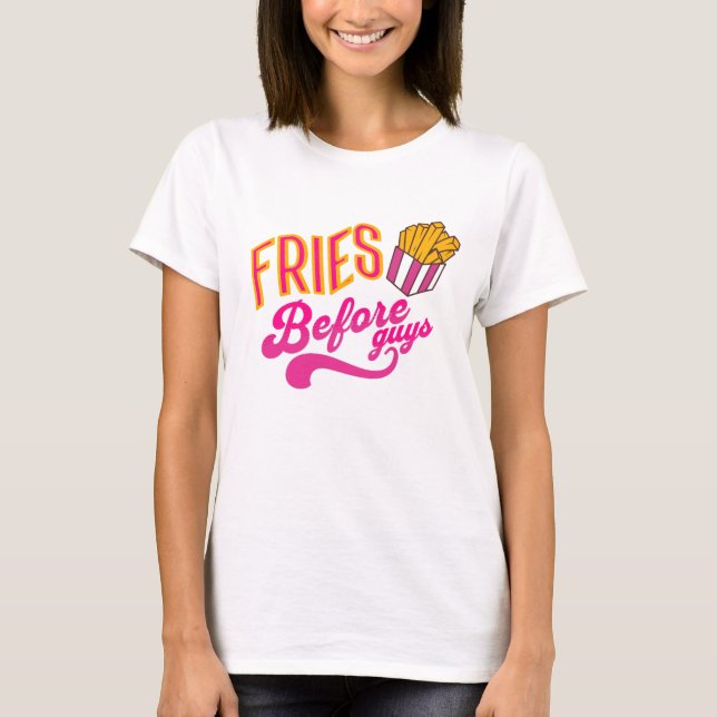 Fries, Valentineser, Galentins T-Shirt (Framsida)
