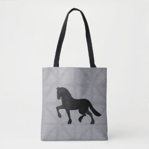 Friesian Allover Tote Tygkasse