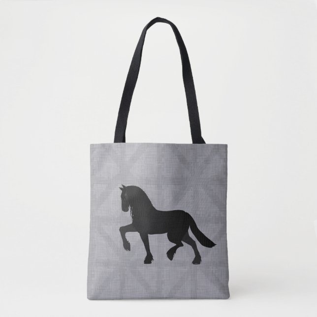 Friesian Allover Tote Tygkasse (Framsida)