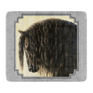 Friesian Draft Horse Silver Grått