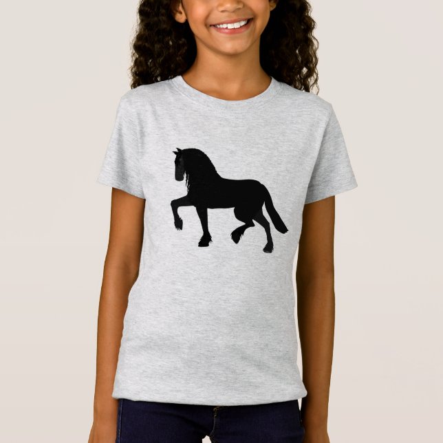 Friesian flickors t-shirt (Framsida)