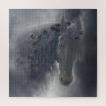 Friesian Horse - Puzzle