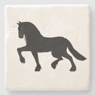 Friesian Horse Stone Underlägg