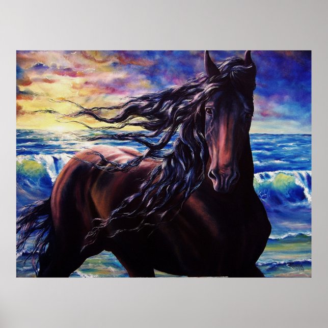 "Friesian Sunrise" Poster (Framsidan)