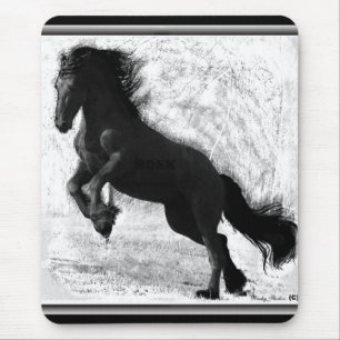 Friesianen driver Mousepad Musmatta