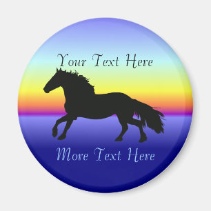 Friesianhästmagnet Magnet