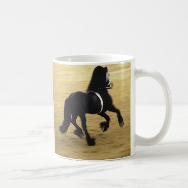 Friesianhästmugg Kaffemugg (Höger)