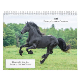 Friesianhingstkalender 2018 kalender